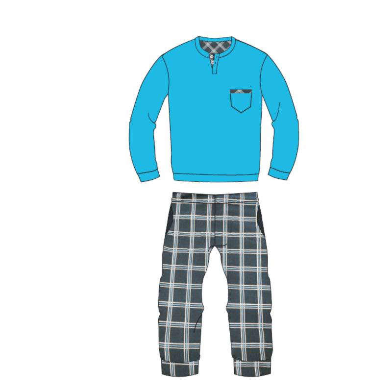 Pigiama Lungo Uomo Faenza 4904 Ferrucci - evabiancheria