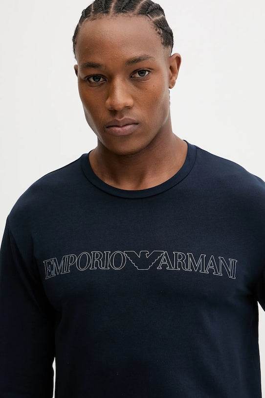 Pigiama Giro collo Uomo AF14978 EM000616 Emporio Armani - evabiancheria