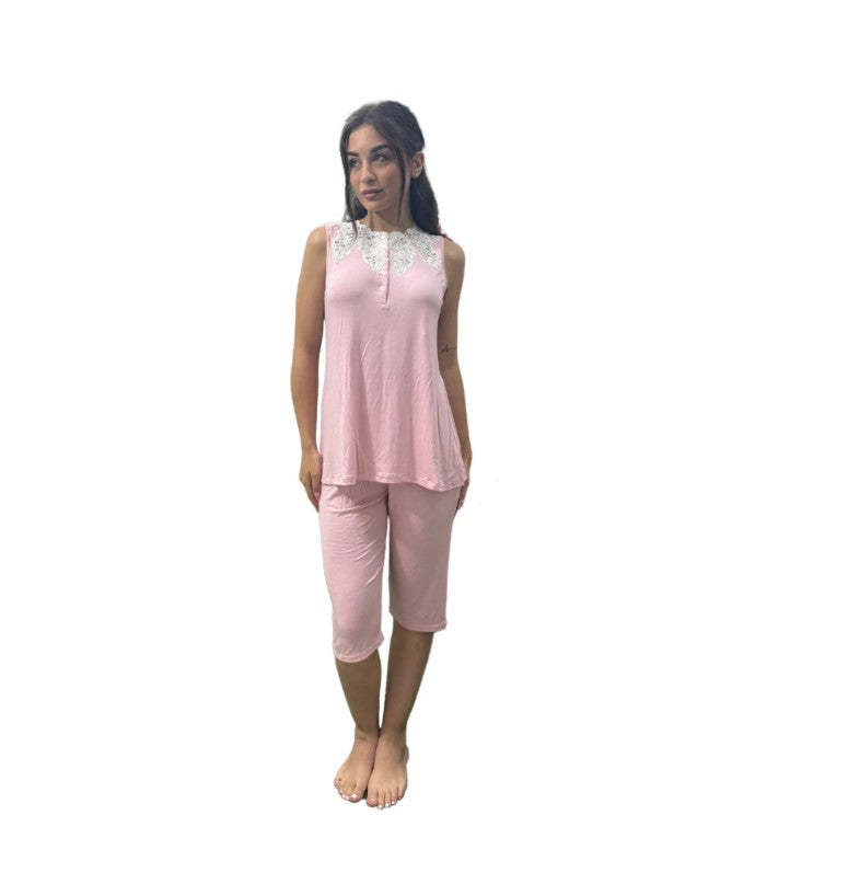 Pigiama pinocchietto Donna 6468/A Clara Rossi Firenze