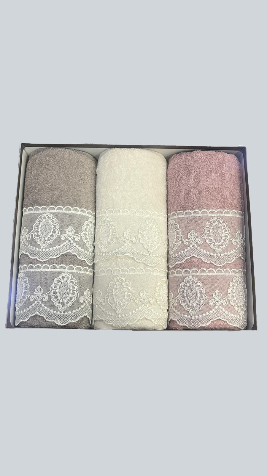 Asciugamano 3+3 Biancheria Joel 3+3 Battaglia