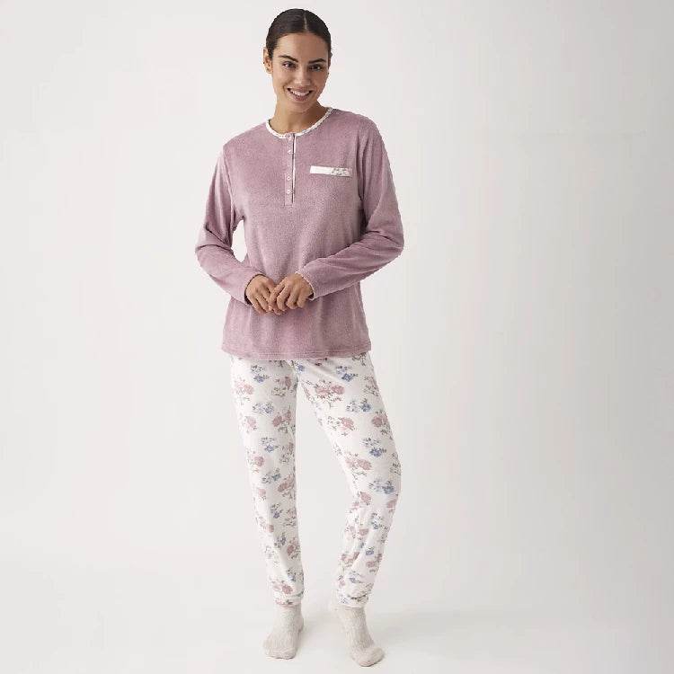 Pigiama Serafino Donna N20442 Promise - evabiancheria