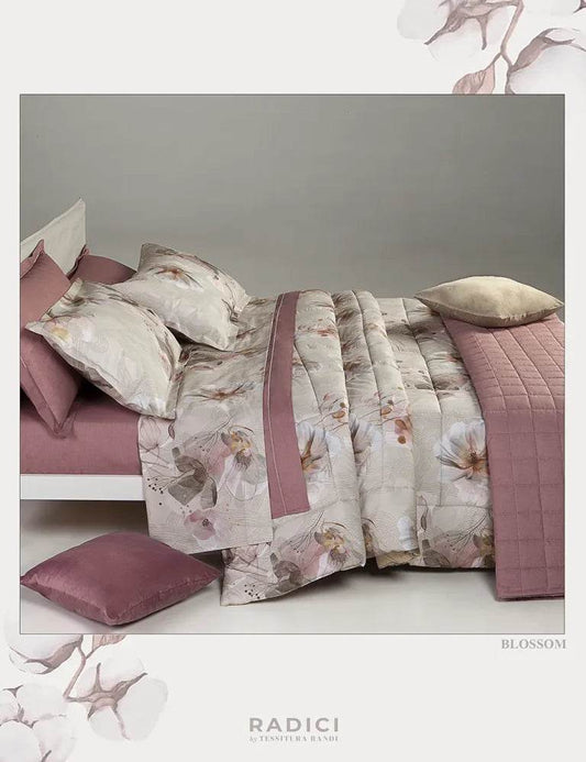 Lenzuola Stampato Biancheria Blossom Cpl Tessitura Randi - evabiancheria
