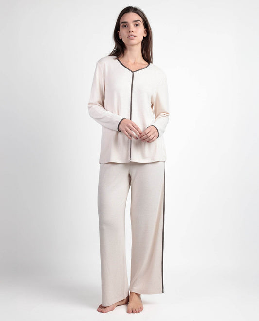Pigiama scollo V Donna 63627 Admas - evabiancheria
