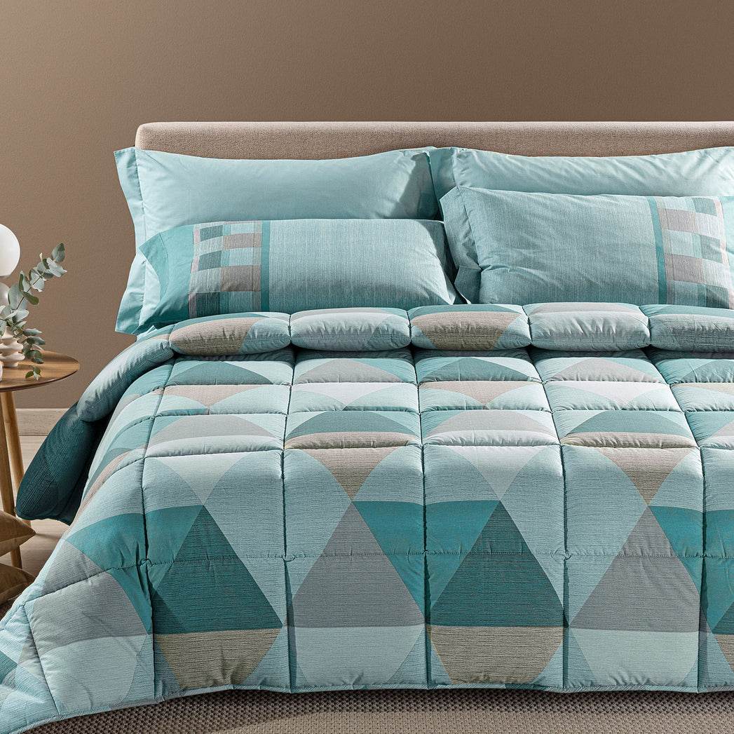 Trapunta Stampato Biancheria Londra Trap Caleffi - evabiancheria