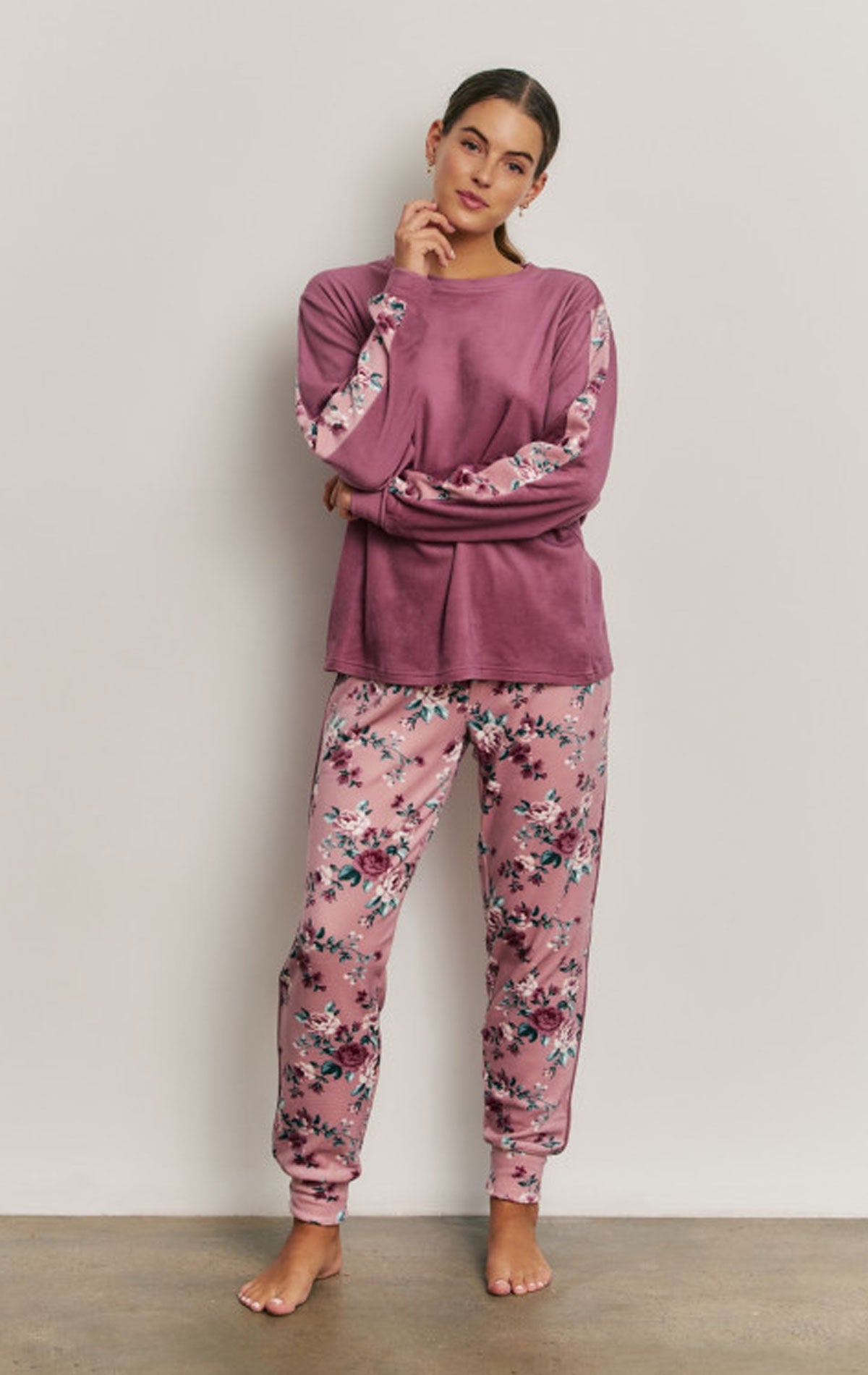 Pigiama Manica lunga Donna N22122 Promise