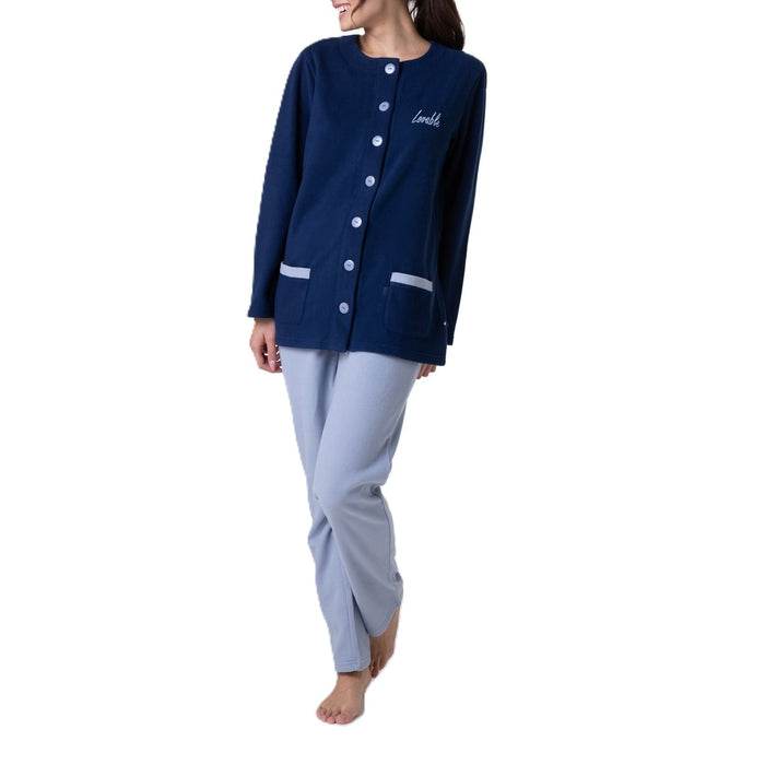 Pigiama Serafino Donna L0EAE Lovable - evabiancheria