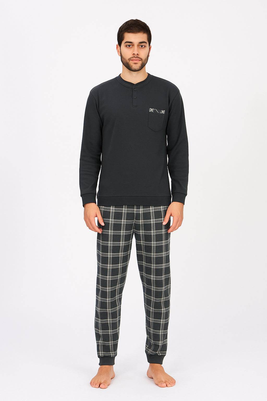 Pigiama Lungo Uomo Faenza 4904 Ferrucci - evabiancheria