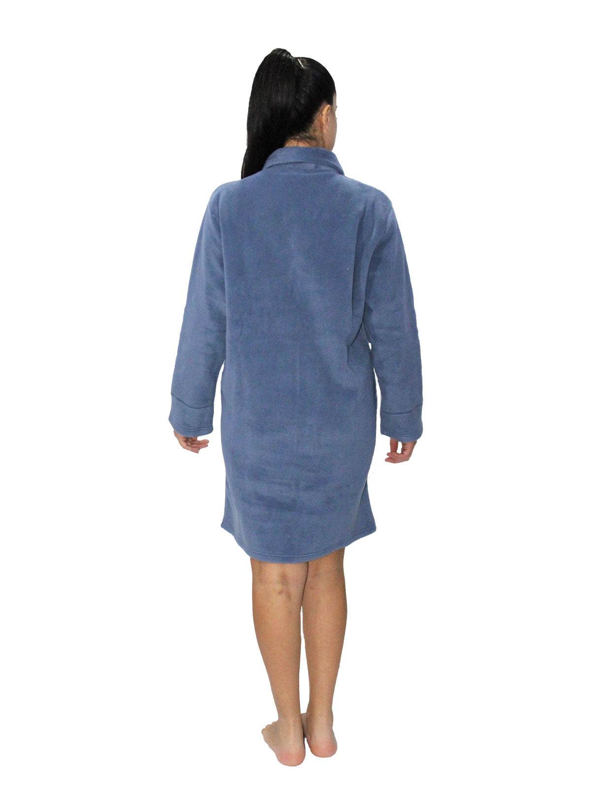 Vestaglia con zip Donna I2562 Fida - evabiancheria