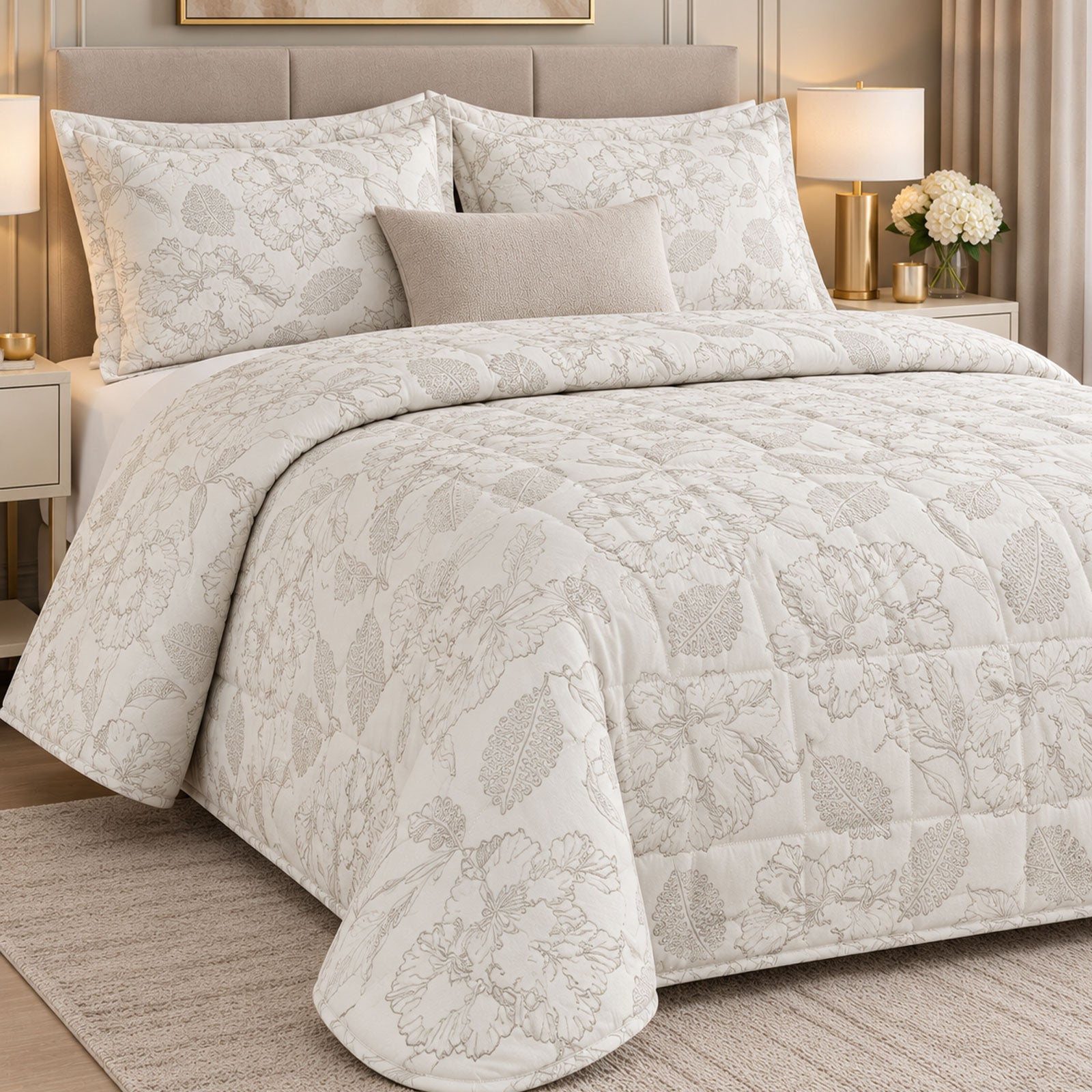 Trapunta jacquard Biancheria Luna Trap Daylight