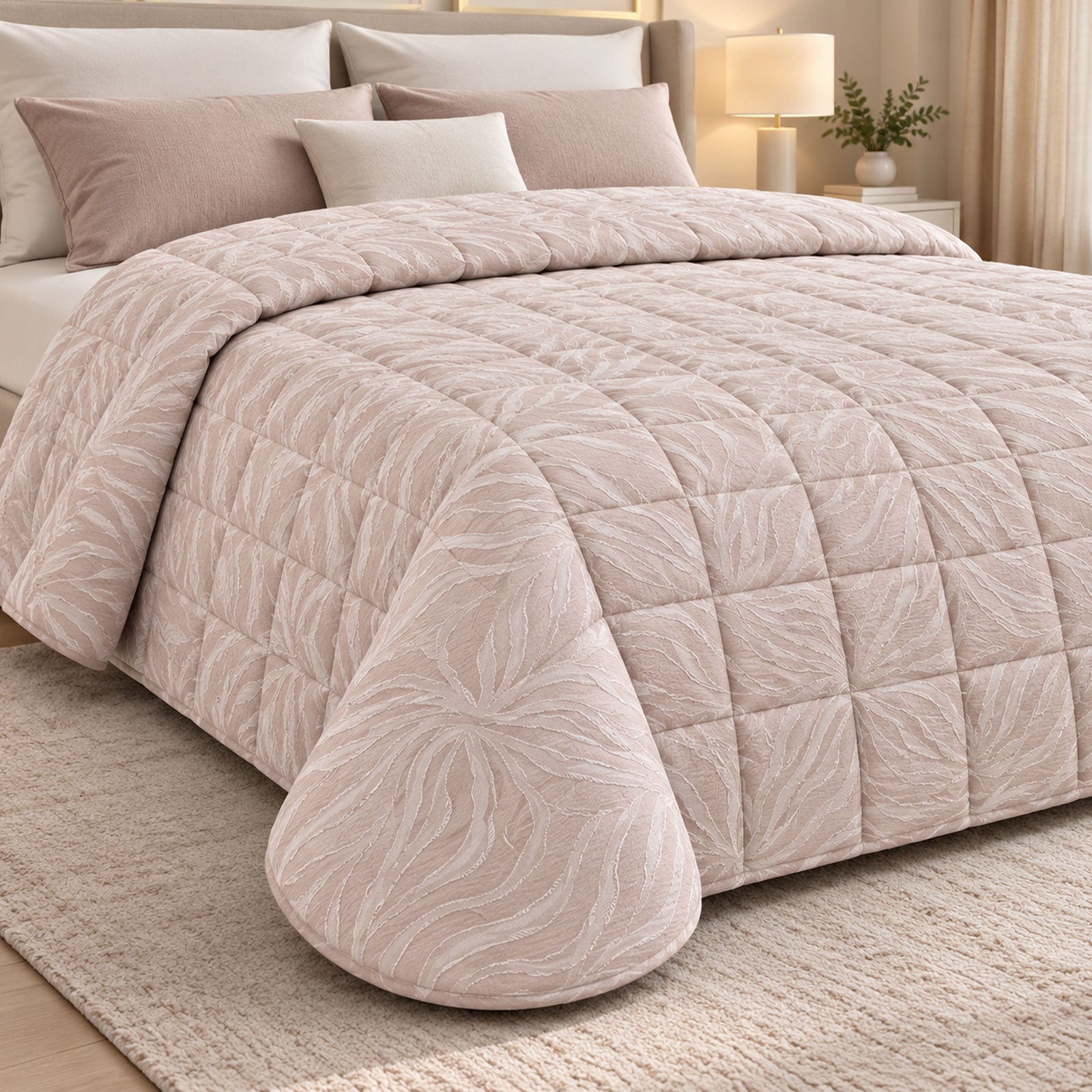 Trapunta jacquard Biancheria Grimilde Optical Trap Eva Home