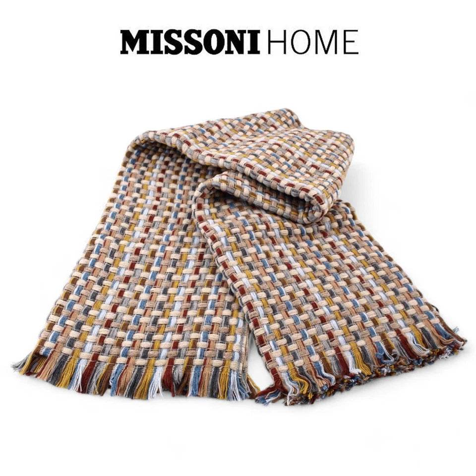 Plaid 130x190 Biancheria Jocker Plaid Missoni Home - evabiancheria