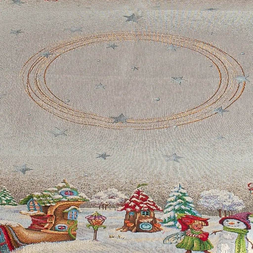 Centrotavola 100x100 Natalizio Biancheria Fatato Centrotavola Nat Mae - evabiancheria