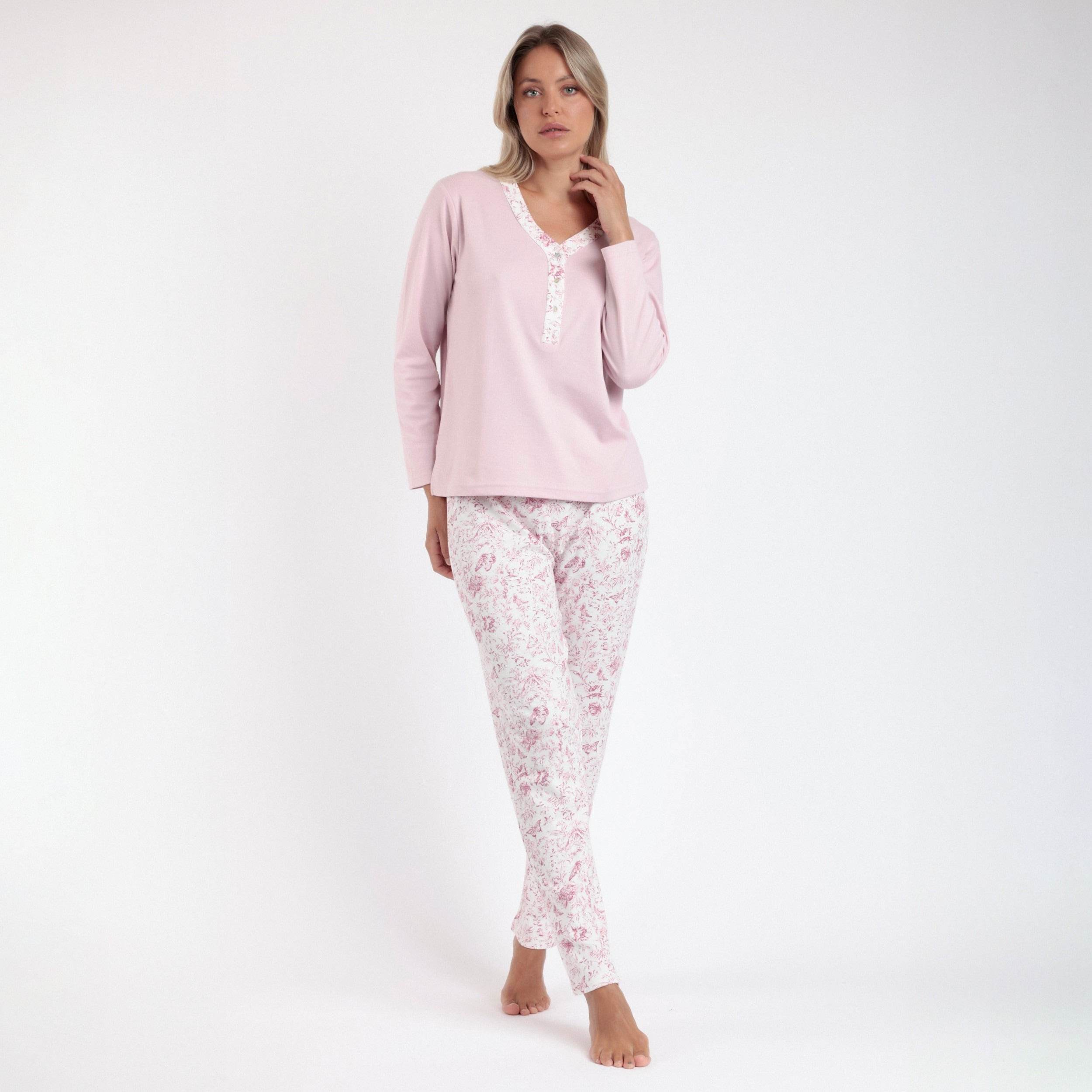 Pigiama Serafino Donna 62633 Admas - evabiancheria