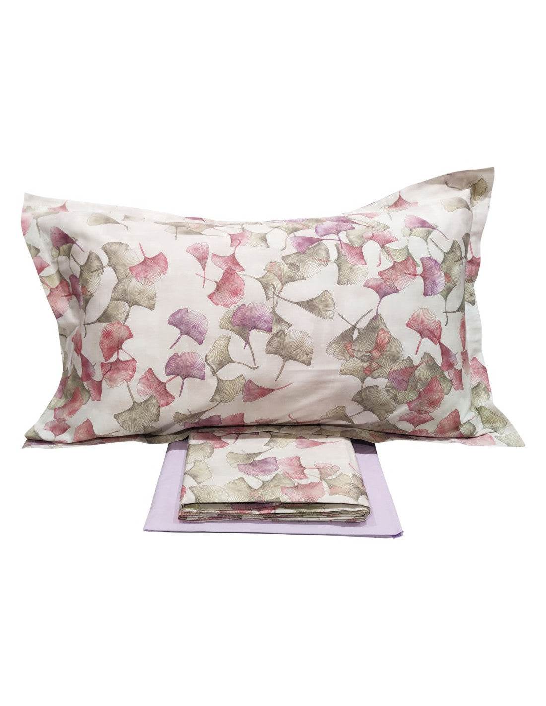 Lenzuola Stampato Biancheria Ginko Cpl Flanella Fazzini - evabiancheria