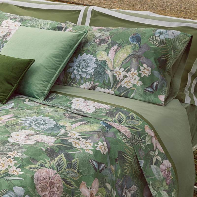 Lenzuola Stampato Biancheria Protea cpl Fazzini - evabiancheria