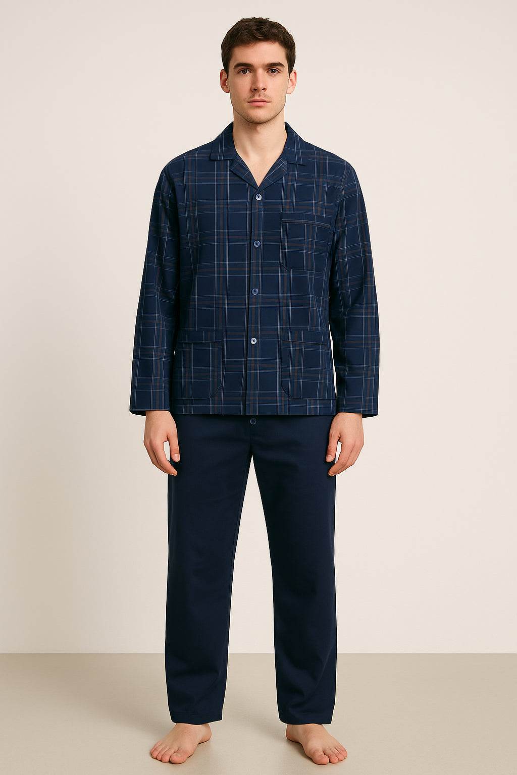 Pigiama Aperto Uomo Ulisse Dis1 Crispo - evabiancheria