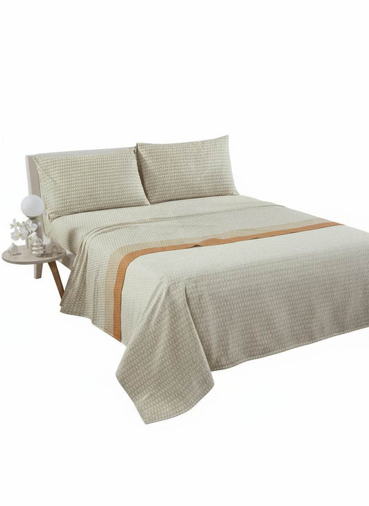 Lenzuola Stampato Biancheria Still Cpl Caleffi - evabiancheria