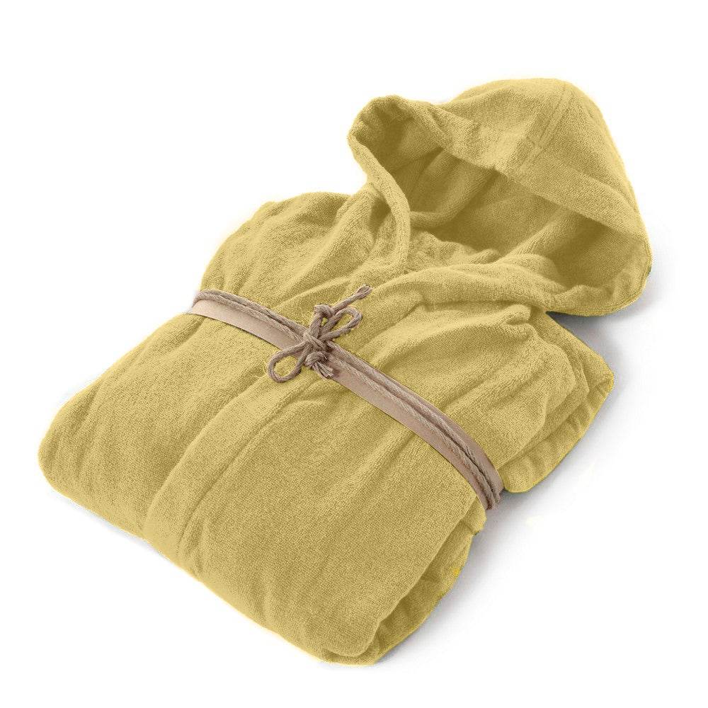 Accappatoio con cappuccio Biancheria Coccola Acc Fazzini - evabiancheria