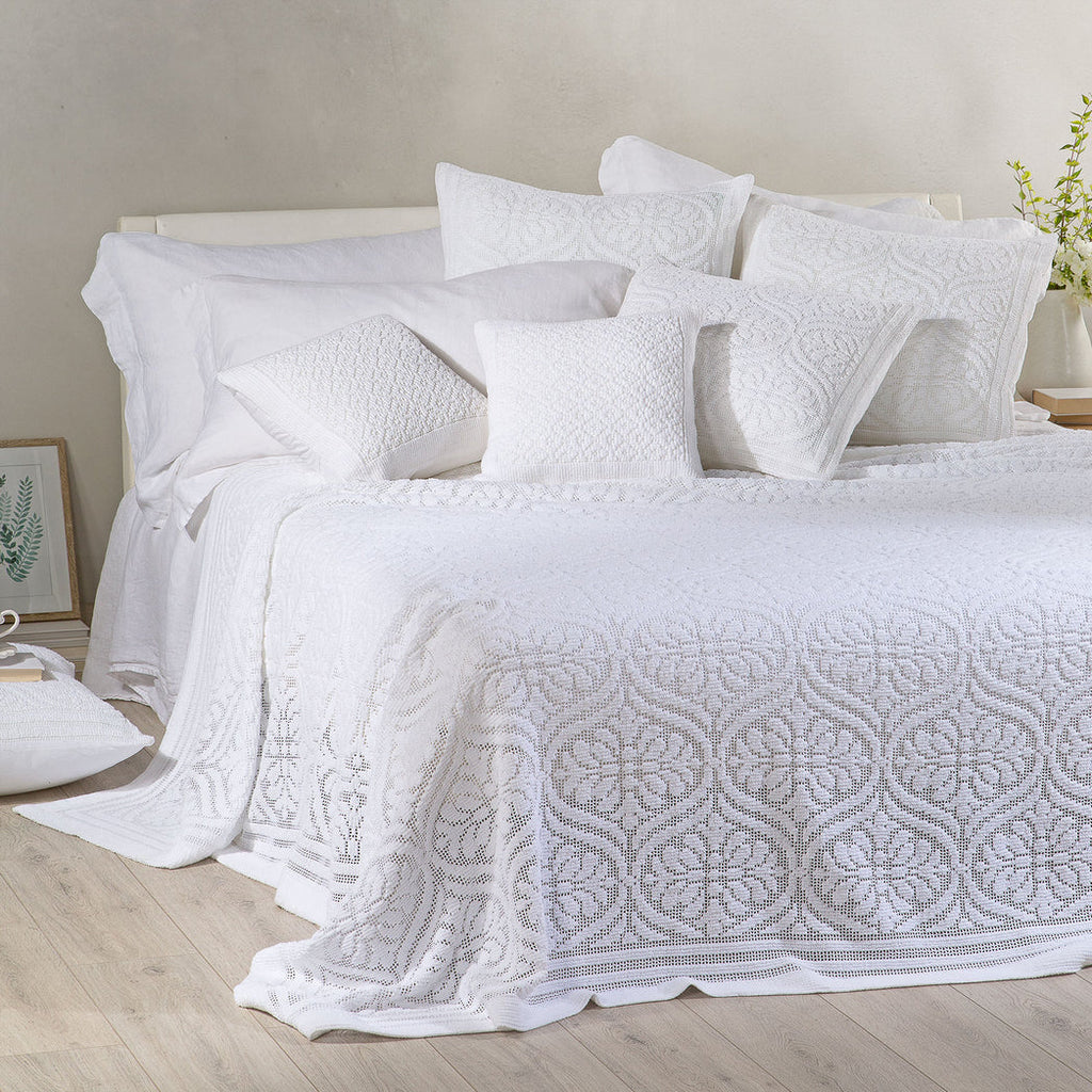 Copriletto jacquard Biancheria Vittoria Cprt Caleffi