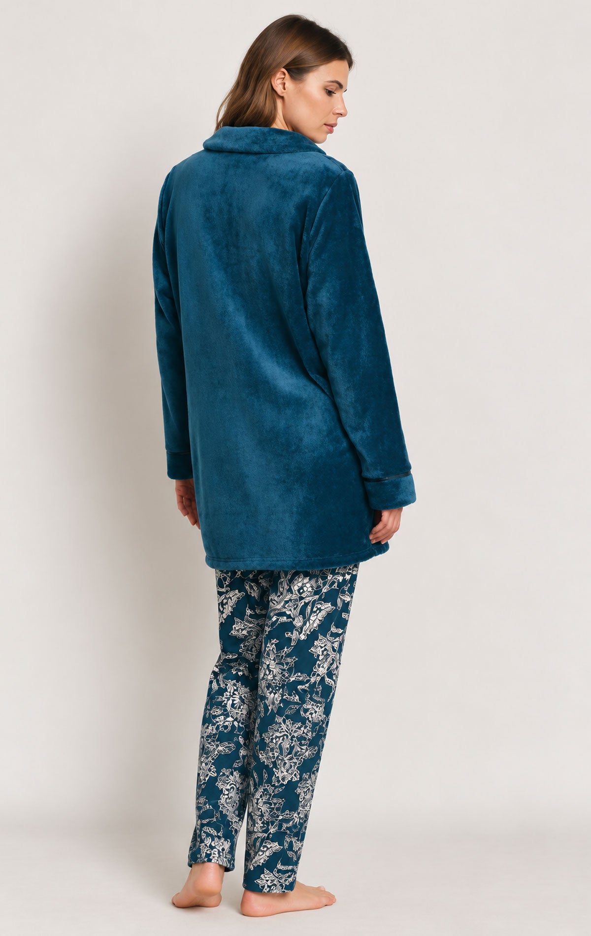 Completo pigiama Pigiama +Giacca Donna N21703 Promise