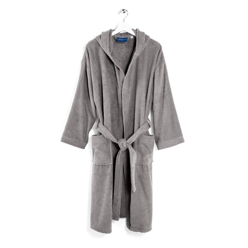 Bathrobe with hood Minorca Linen Acc Caleffi