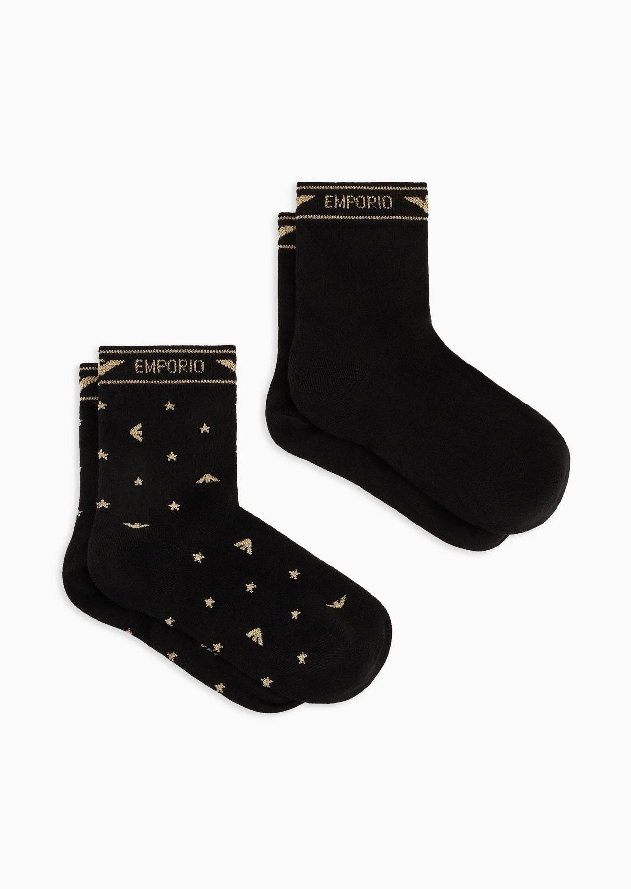 Calze Bi-pack Donna 4F225 292302 Emporio Armani - evabiancheria