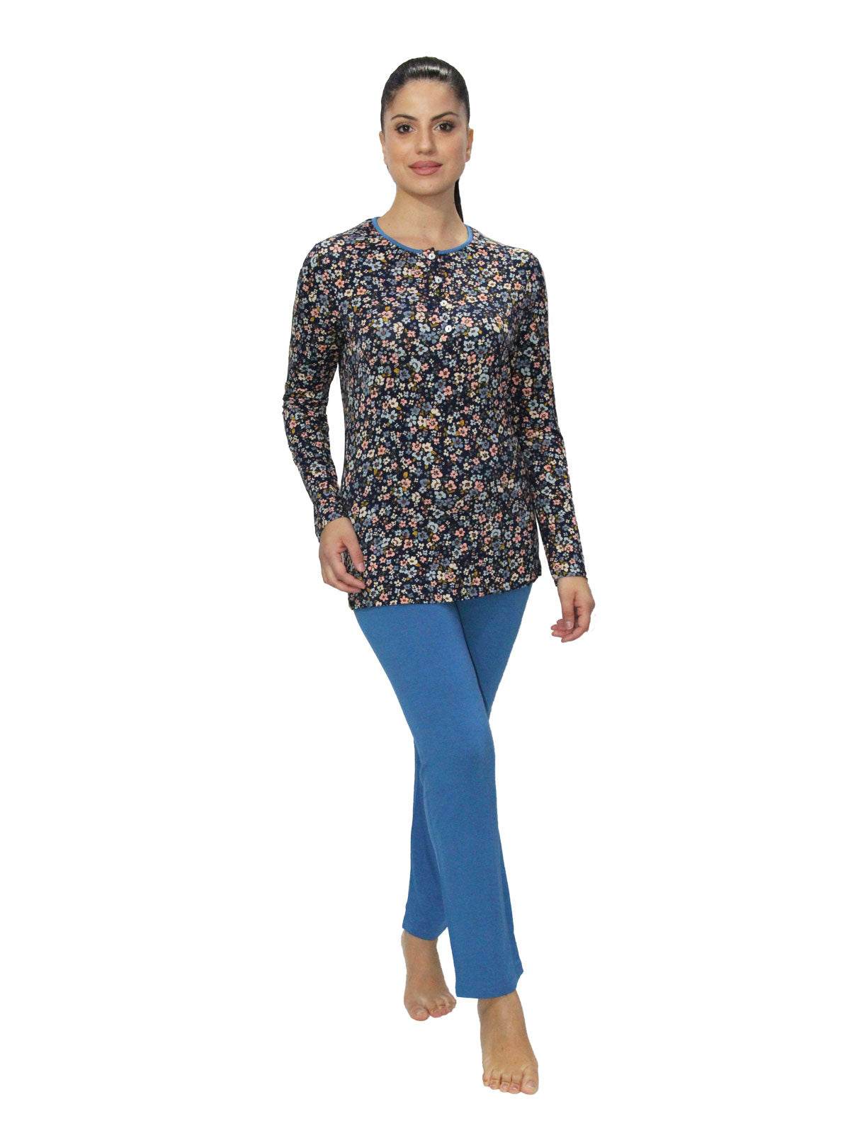 Pigiama Serafino Donna Romina 3 Julie - evabiancheria