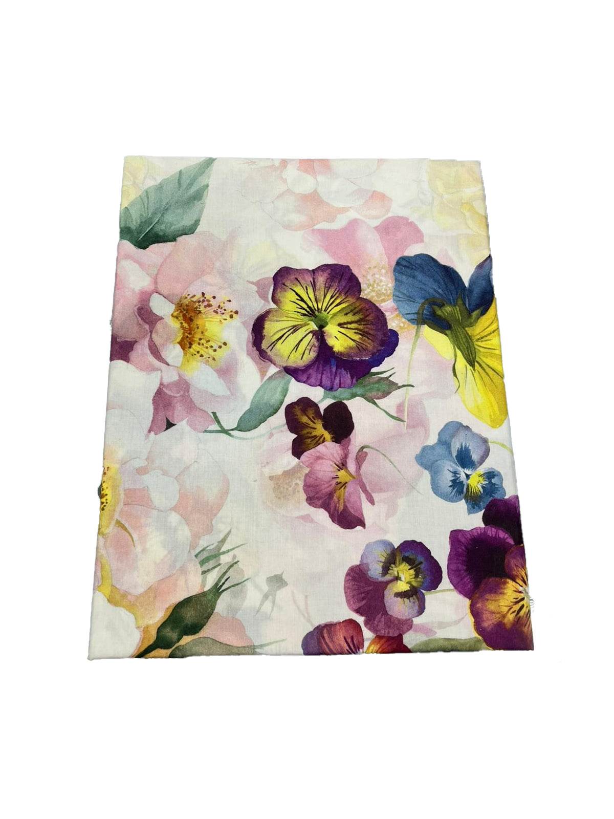 Lenzuola Stampato Biancheria Bloom Cascade MIrabello - evabiancheria