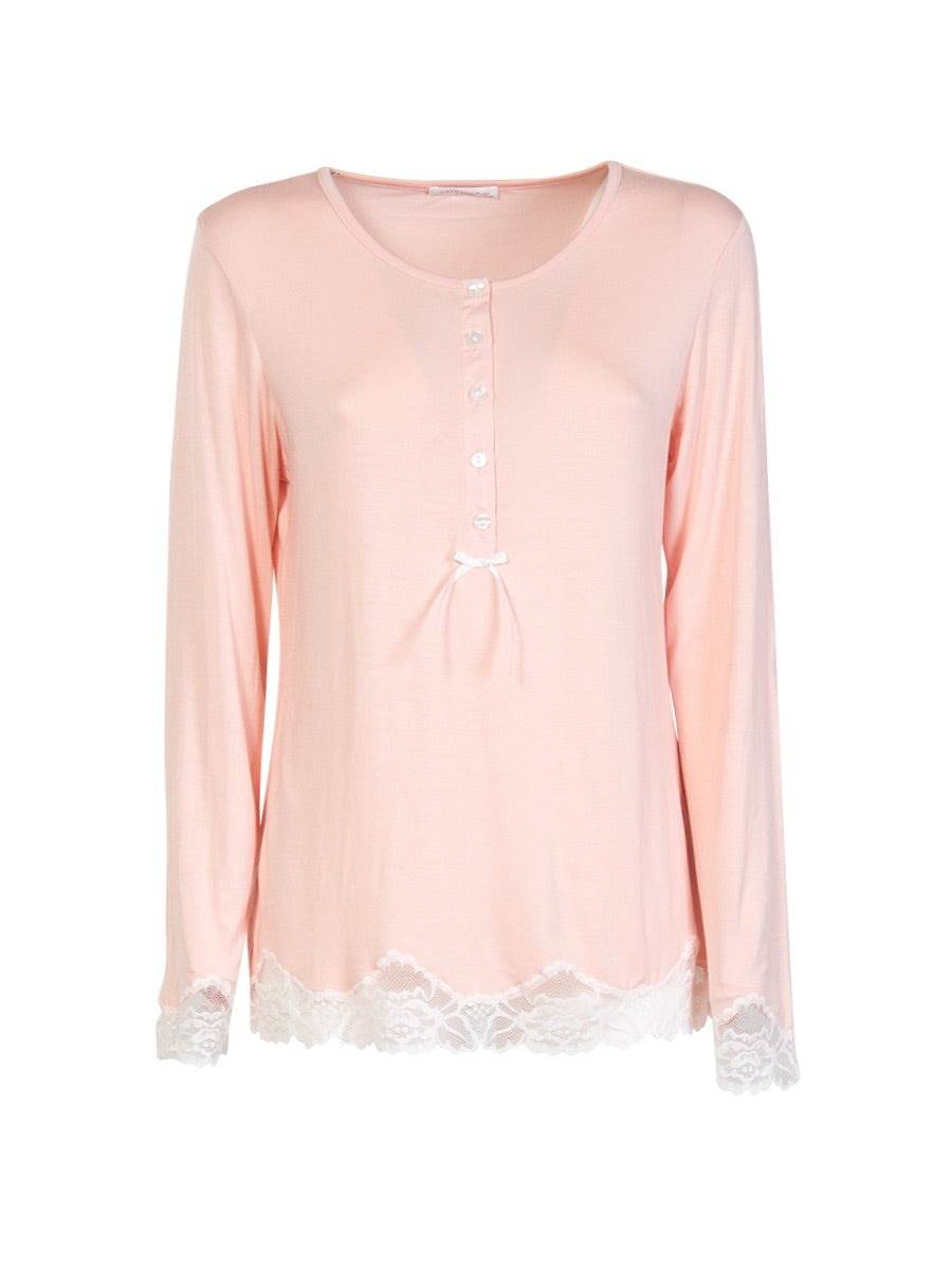 Pigiama Serafino Donna FR11 Verdissima - evabiancheria