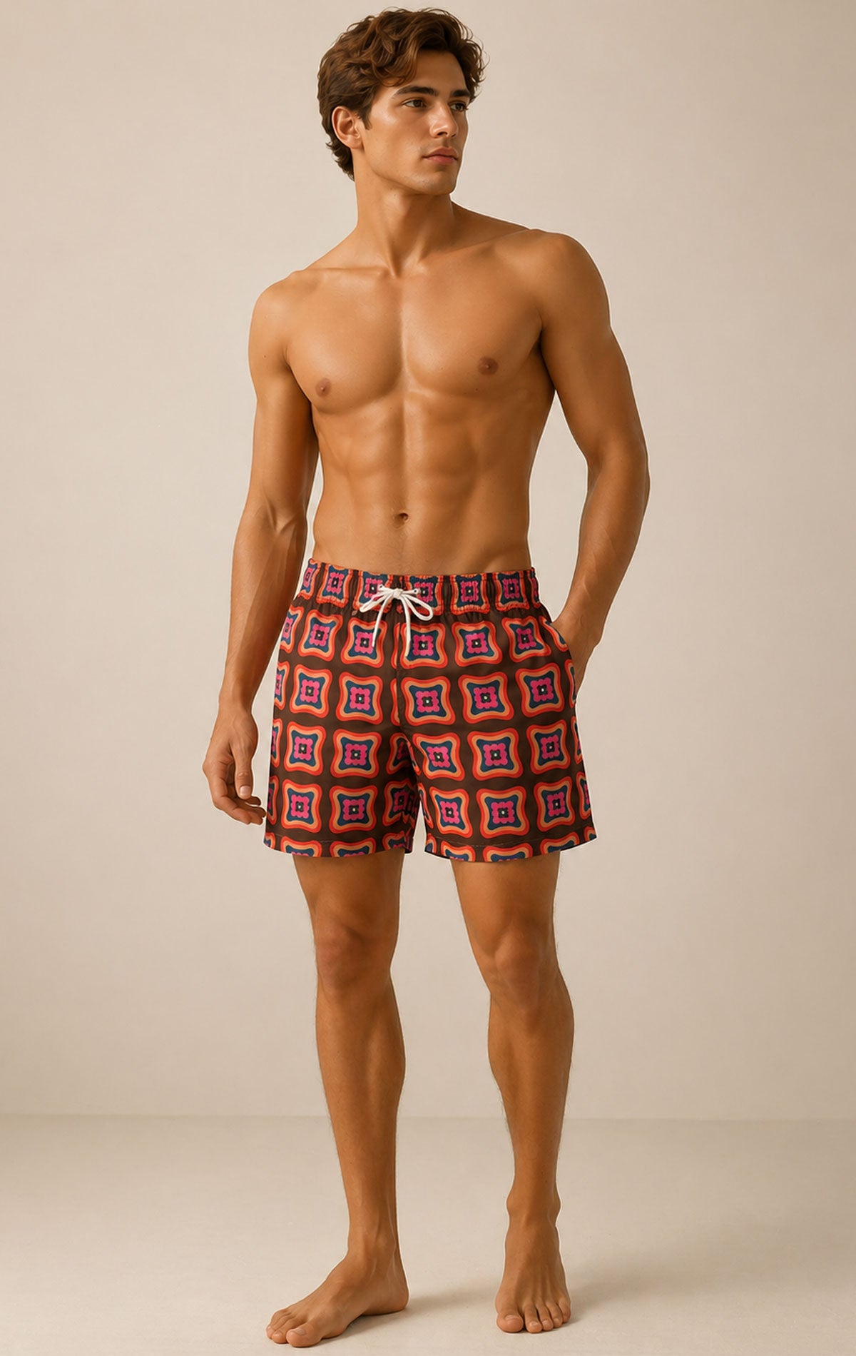 Costume boxer medio Uomo 107BF Dandy Ironic Summer