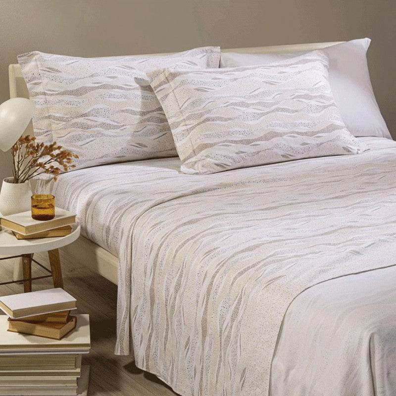 Lenzuola Stampato Biancheria Sirio Cpl Caleffi - evabiancheria