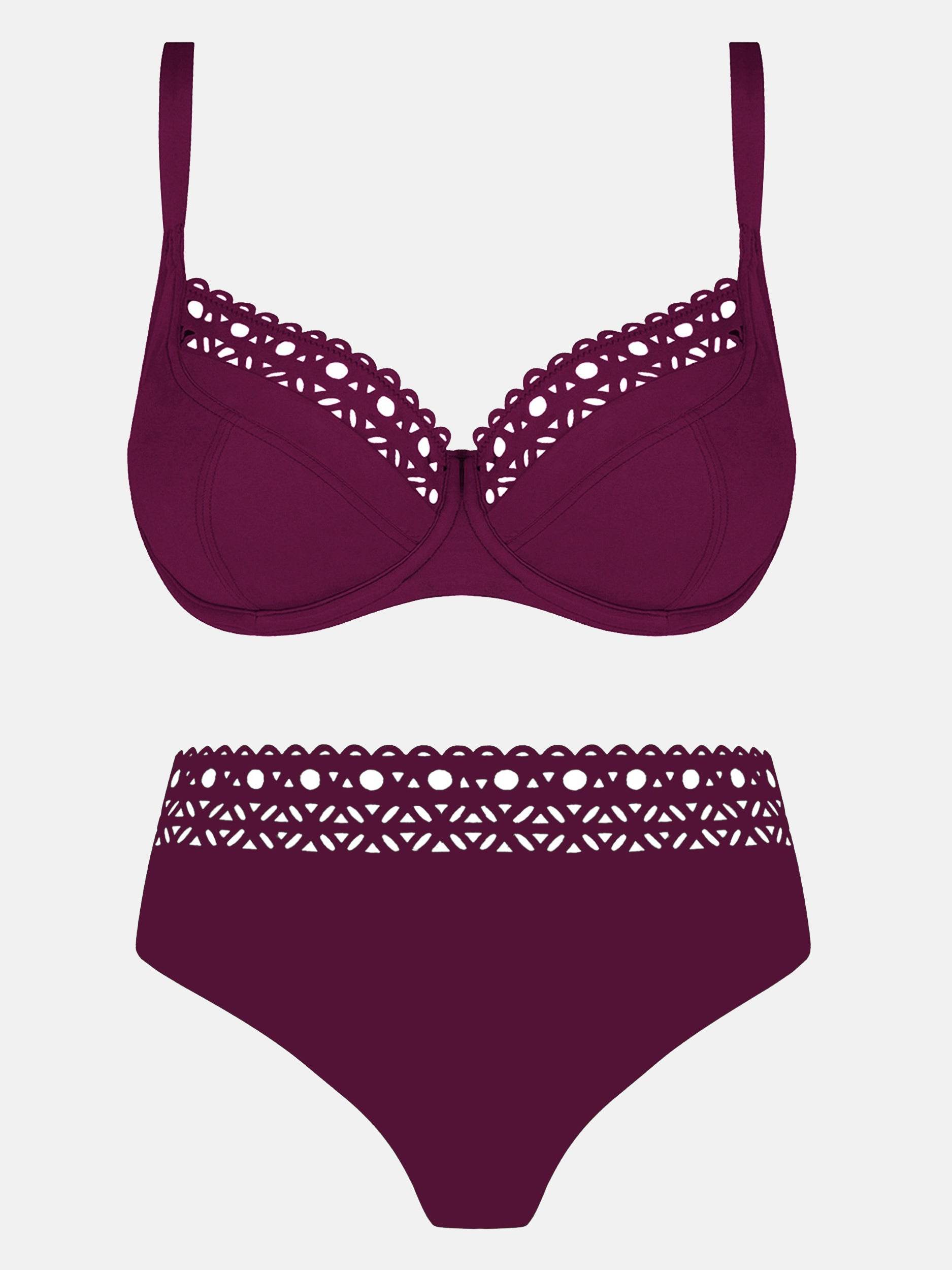 Bikini Sfoderato con ferretto Donna Ajourage Couture ABA3515 ABA0615 Lise Charmel - evabiancheria