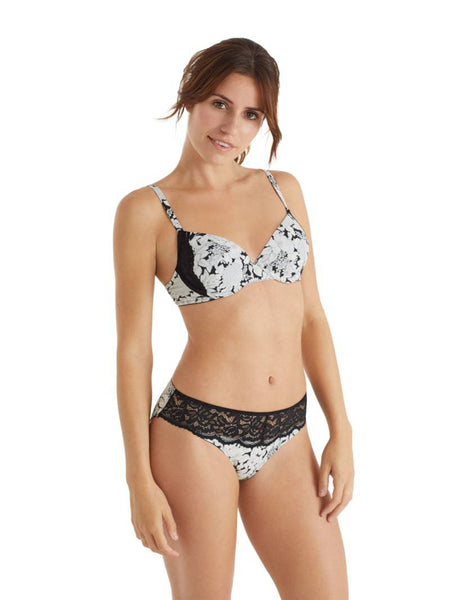 completo intimo Reggiseno + Slip Donna Z8910 Promise evabiancheria