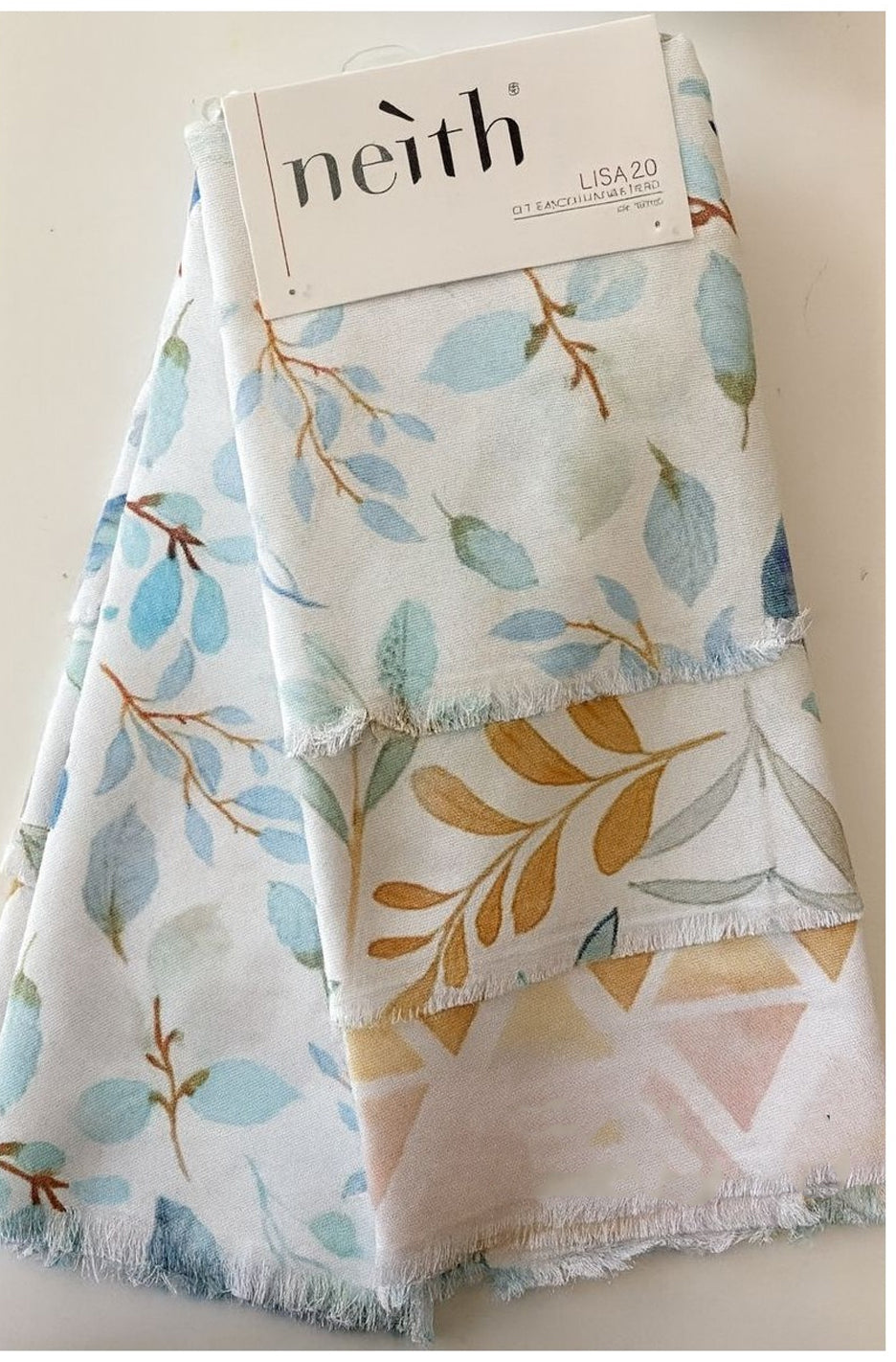 Strofinaccio Stampato Biancheria Lisa Strof set 3 Neith