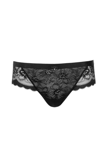 culotte Donna EVELYN 22194 nero Lisca evabiancheria