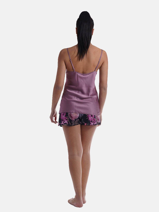 culotte Tinta Unita Donna BABY SHORTS M5 Flowers Endorfinella - evabiancheria