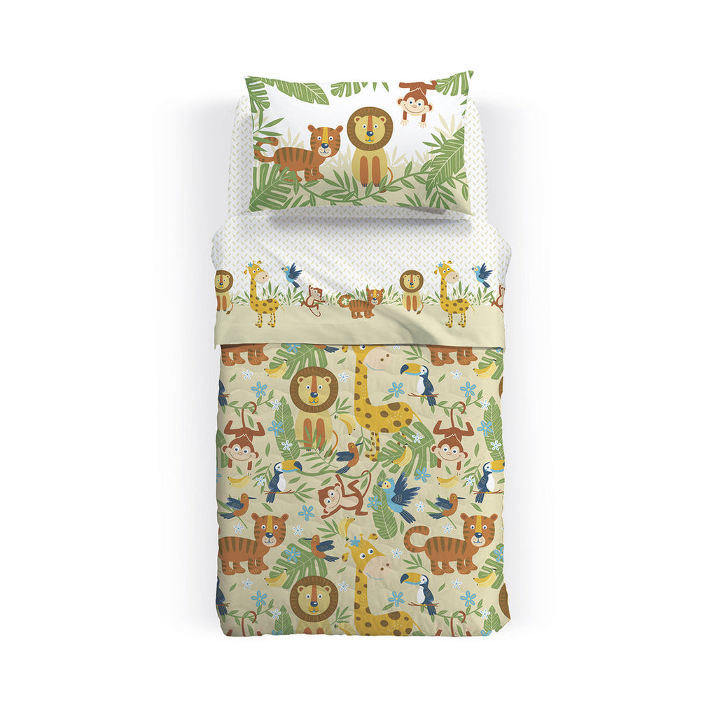 Quilt Stampato Biancheria Tropical Quilt Caleffi