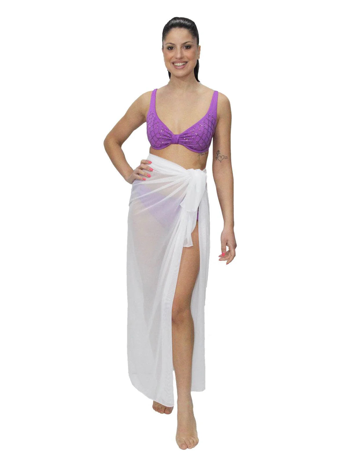 pareo Pareo foulard Donna H236 Pareo Huitre