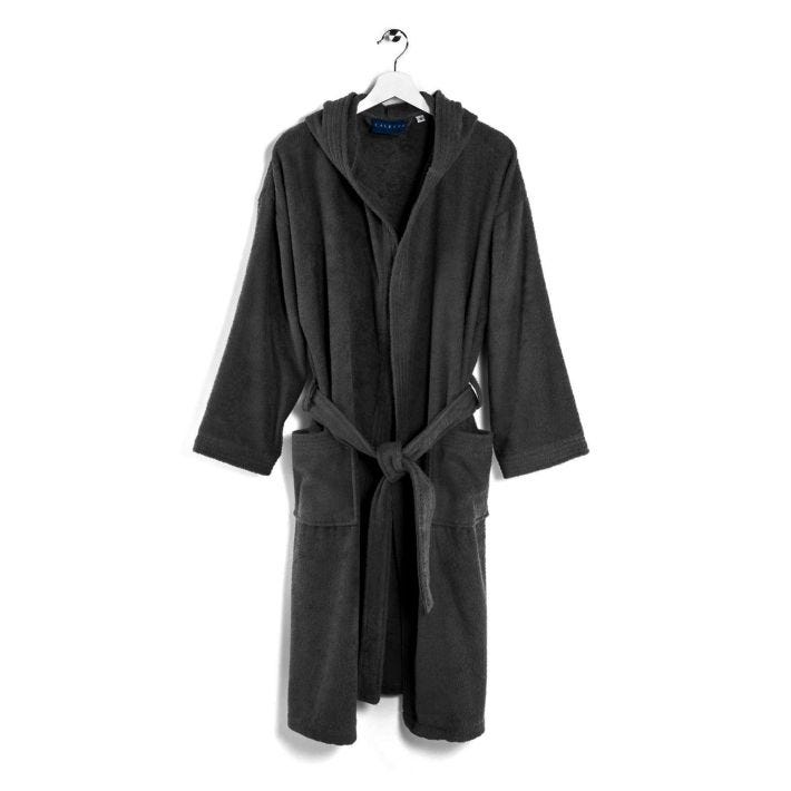 Bathrobe with hood Minorca Linen Acc Caleffi