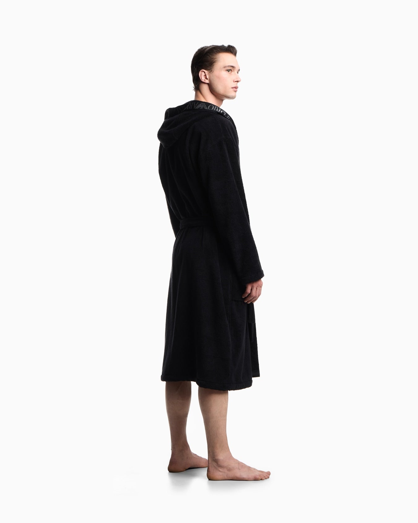 Accappatoio con cappuccio Uomo AF14986 EM002255 Emporio Armani