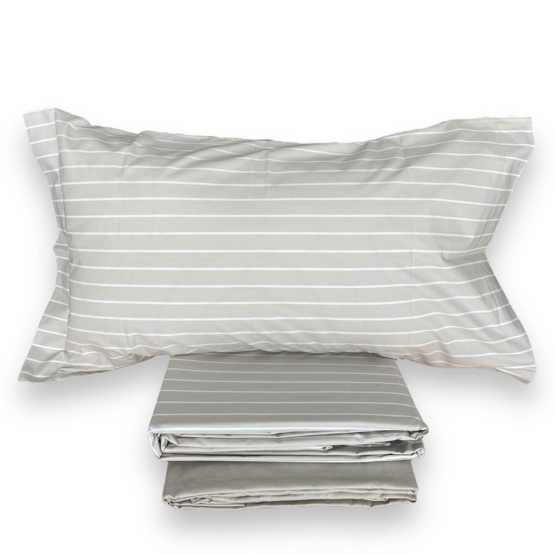 Lenzuola Stampato Biancheria Downing cpl MIrabello - evabiancheria