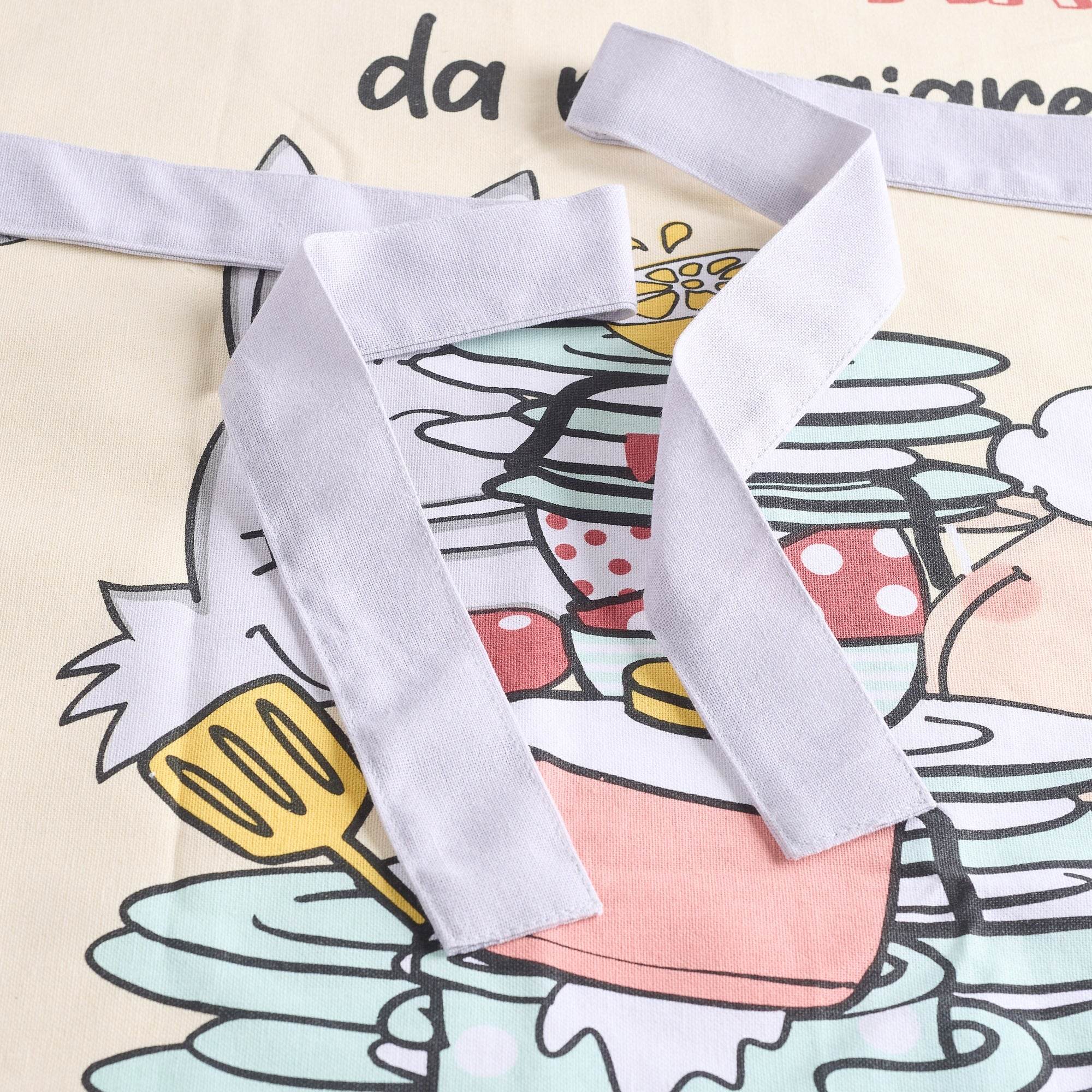 Grembiule Stampato Biancheria Grembiule HP Chi ti Ama Happy People - evabiancheria