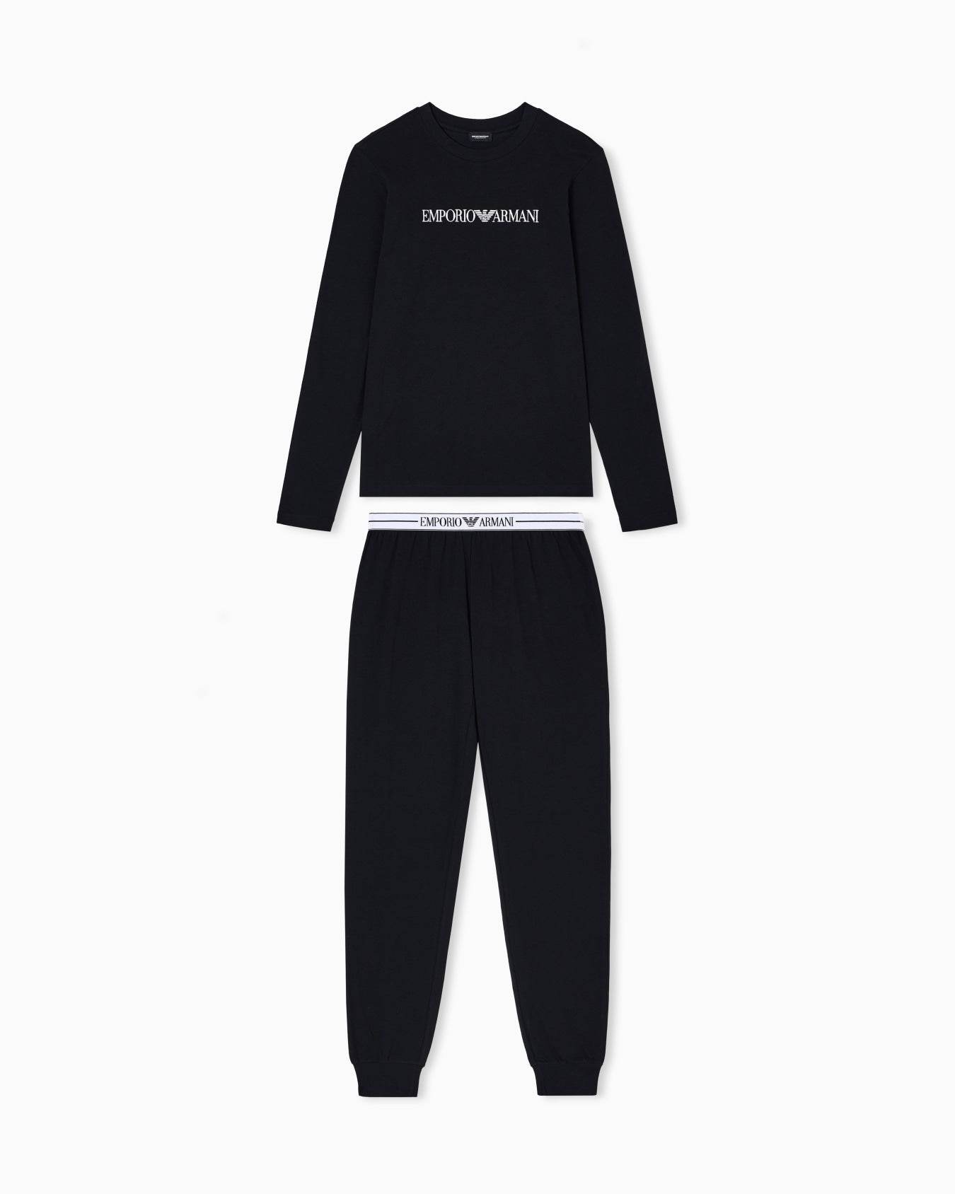 Pigiama Giro collo Donna AF10881 EW001903 Emporio Armani - evabiancheria