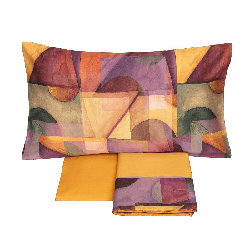 Lenzuola Stampato Biancheria Paracas Cpl Fazzini - evabiancheria