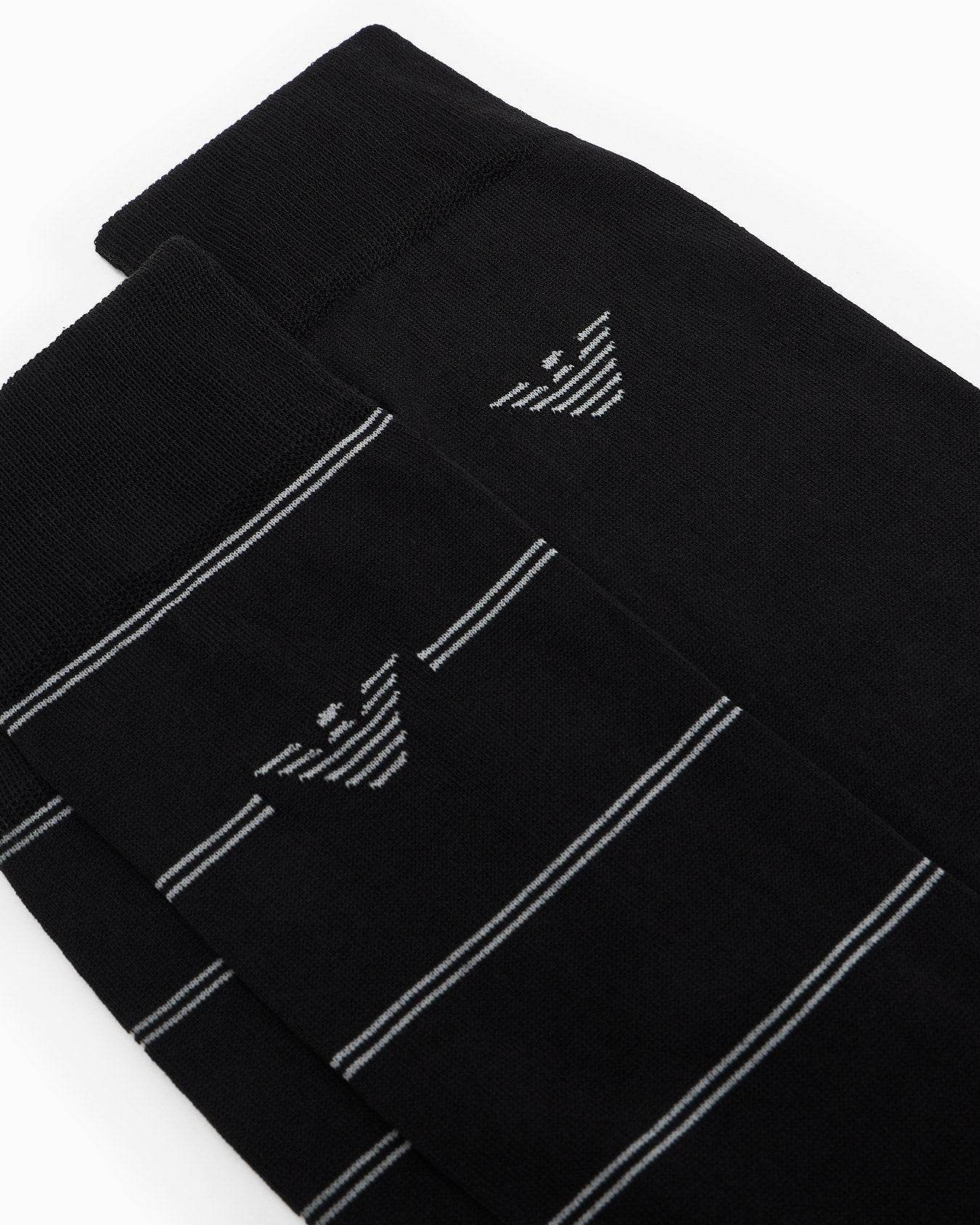 Calze lunghe Bi-pack Uomo AF18177 EM000545 Emporio Armani - evabiancheria