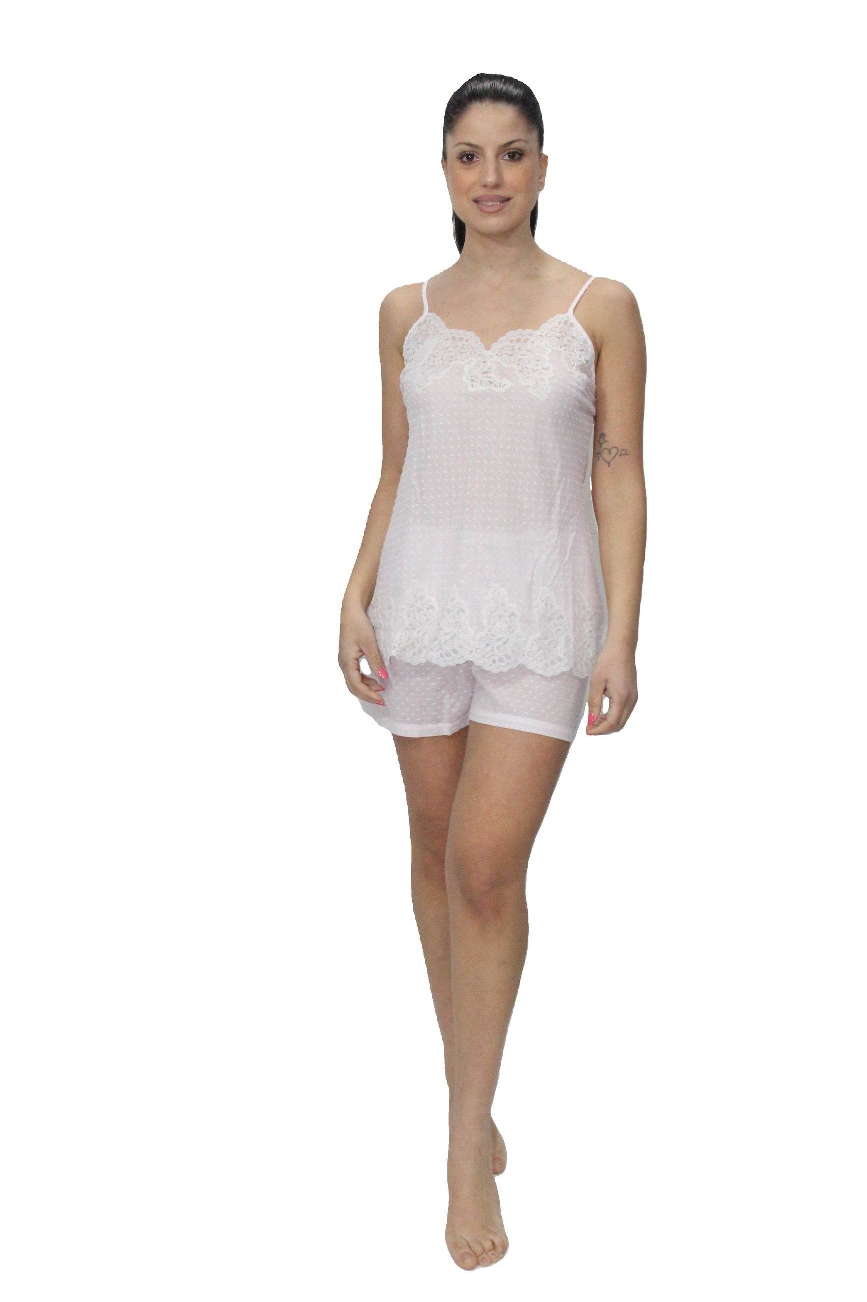 Pigiama corto Donna 6496 Clara Rossi Firenze - evabiancheria
