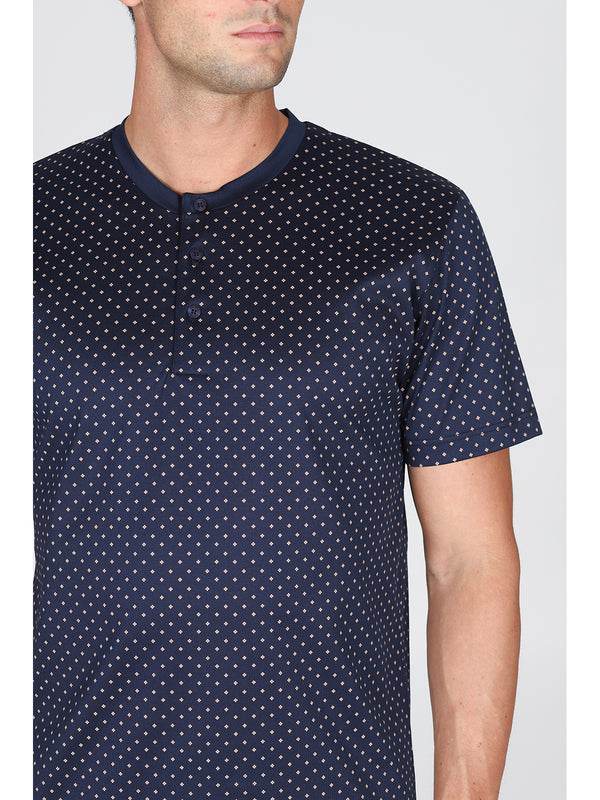 Pigiama corto Uomo Sappada Jac214 Cravatta Julipet - evabiancheria