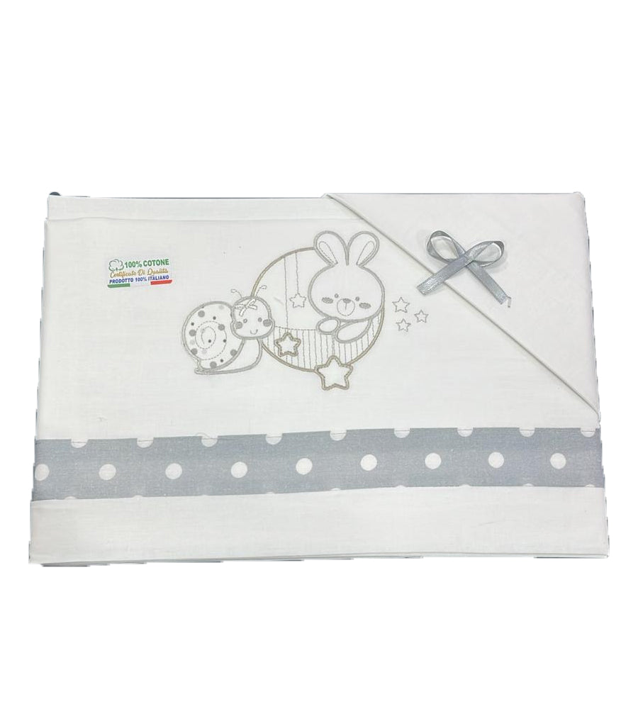 Baby Bed Sheets Linen B0200 Dis 122 I Batuffolini