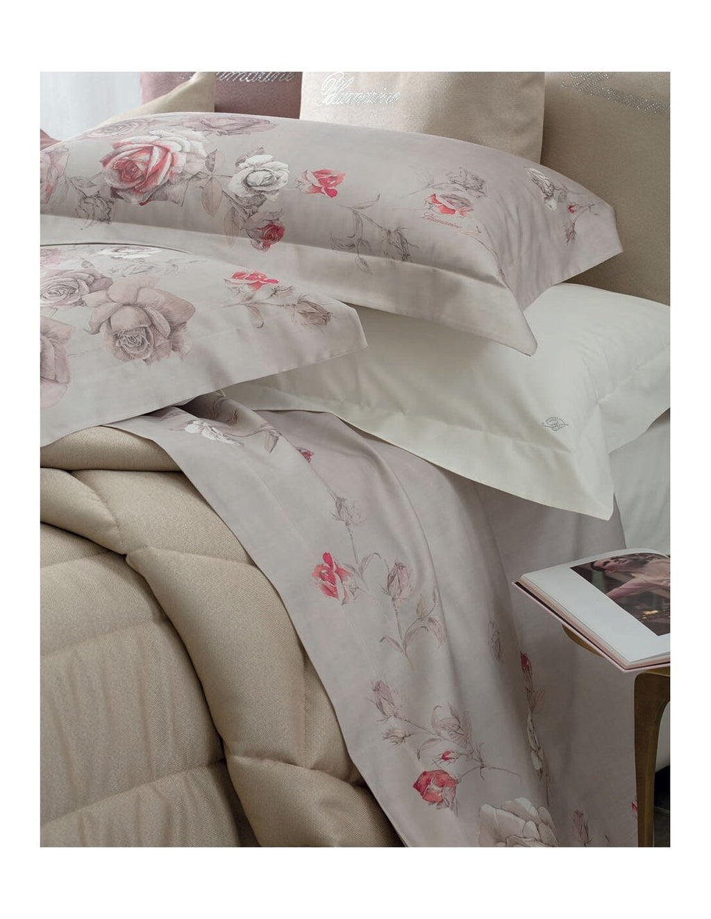 Lenzuola Stampato Biancheria Vanità Cpl Blumarine Home