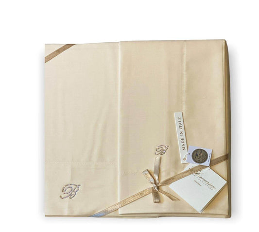 Lenzuola Tinta Unita Biancheria Lory Cpl Blumarine Home - evabiancheria